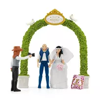 schleich horse - Figūrėlių rinkinys Schleich Horse Club Wedding Carriage 42641, įvairių spalvų - 3 nuotrauka