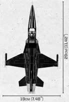 konstruktorius cobi - Cobi Klocki Top Gun MiG-28 5859, plastikas - 8 nuotrauka