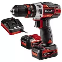 cordless drill - Einhell TE-CD 12/1 Li-i, Raudonas (Red) - 5 nuotrauka