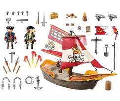 laiva - PLAYMOBIL PIRATES Piratų laivas 71418 - 2 nuotrauka