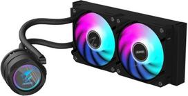 liquid cpu cooler - GIGABYTE AORUS WATERFORCE II 240 Juodas (Black) - 2 nuotrauka