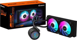 liquid cpu cooler - GIGABYTE AORUS WATERFORCE II 240 Juodas (Black) - 3 nuotrauka