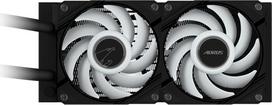 liquid cpu cooler - GIGABYTE AORUS WATERFORCE II 240 Juodas (Black) - 4 nuotrauka