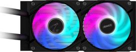 liquid cpu cooler - GIGABYTE AORUS WATERFORCE II 240 Juodas (Black) - 5 nuotrauka