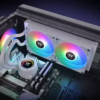 liquid cooler - Thermaltake TH280 V2 ARGB Sync Snow Edition - 2 nuotrauka