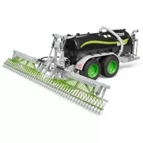 statine - BRUDER Fliegl Jumbo Line Plus priekaba 02036, žalia (Green) - 3 nuotrauka