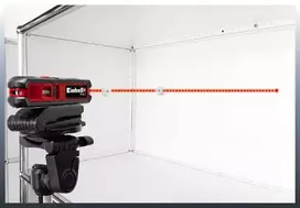 laser level - Gulsčiukas Einhell TC-LL 1, lazerinis, juodas (Black/Red) - 3 nuotrauka