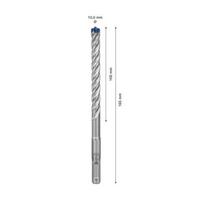 betono graztas 10mm - Grąžtas betonui Bosch 2608900193; 10x100x165 mm; SDS-plus; 50 vnt. - 6 nuotrauka