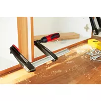 spaustuva medienos - Spaustuvas Bessey TPN50S12BE, 560 kg, plienas/medis/ketus, 500 mm x 120 mm - 4 nuotrauka