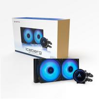 ausintuvas juodas - Chieftec Iceberg 240 RGB Juodas (Black) - 2 nuotrauka