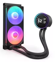 elumi - NZXT Kraken Elite 240 RGB Juodas (Black) - 4 nuotrauka