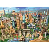 ravensburger puzzle 1000 - Ravensburger Sights Worldwide, 1000 det. - 5 nuotrauka