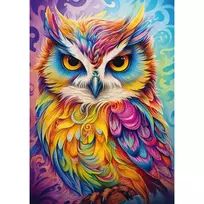 puzzle deliones 1000 - Schmidt Spiele Owl in Parrot's Attire, 1000 det. - 2 nuotrauka