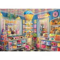 puzzle deliones 1000 - Schmidt Spiele Colourful Bakery, 49.3 x 69.3 cm, 1000 det. - 2 nuotrauka