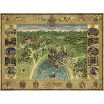puzzle 1500 - Ravensburger Harry Potter Hogwarts Map, 1500 det. - 5 nuotrauka