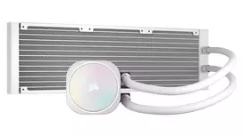 cpu argb cooler - Corsair Nautilus 360 RS ARGB White - 5 nuotrauka