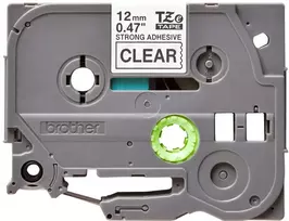 lipni juosta senukai - Brother | TZe-S131 Strong Adhesive Laminated Tape | Black on Clear | TZe | 8 m | 1.2 cm | TZES131 - 2 nuotrauka