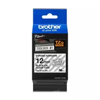 lipni juosta senukai - Brother | TZe-S131 Strong Adhesive Laminated Tape | Black on Clear | TZe | 8 m | 1.2 cm | TZES131 - 3 nuotrauka