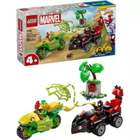 lego iron man - LEGO® Spider-Man Spin and Electro Dinosaur Vehicle Chase 11198, 124 vnt. - 4 nuotrauka