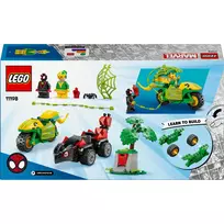 lego iron man - LEGO® Spider-Man Spin and Electro Dinosaur Vehicle Chase 11198, 124 vnt. - 7 nuotrauka