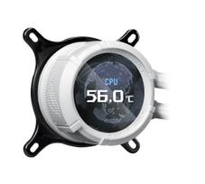 liquid cooler - ASUS ROG Strix LC III 360 ARGB LCD White Edition - 6 nuotrauka