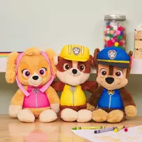 paw patrol zaislai - Pliušinis žaislas GUND PAW Patrol Marshall, baltas/raudonas, 33 cm - 3 nuotrauka