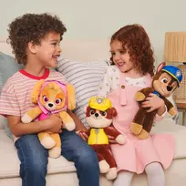paw patrol zaislai - Pliušinis žaislas GUND PAW Patrol Marshall, baltas/raudonas, 33 cm - 4 nuotrauka