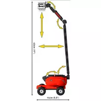 konstruktorius cobi - Konstruktorius COBI Manitou 280 TJ 1683 - 4 nuotrauka