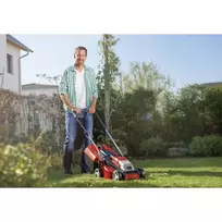 akumuliatorines zoliapjoves einhell - Einhell GE-CM 18/30, Raudona (Red) - 2 nuotrauka
