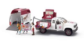 schleich horse - SCHLEICH HORSE CLUB Mobilioji veterinarė su priekaba, 42704 - 2 nuotrauka