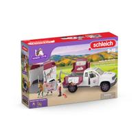 schleich horse - SCHLEICH HORSE CLUB Mobilioji veterinarė su priekaba, 42704 - 3 nuotrauka