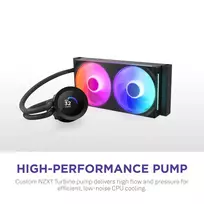 water cooling - NZXT Kraken Plus 240 RGB Balta (White) Procesoriaus Universalusis Skystinis Aušintuvas - 5 nuotrauka
