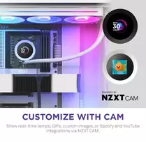 360 - NZXT Kraken Plus 360 RGB Baltas (White) - 4 nuotrauka