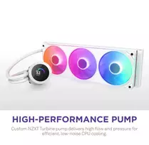 360 - NZXT Kraken Plus 360 RGB Baltas (White) - 6 nuotrauka