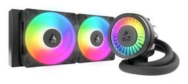 ausintuvas juodas - Arctic Freezer III Pro 240 120mm Liquid Cooling ARGB Black - 4 nuotrauka