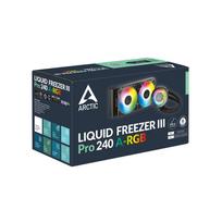 ausintuvas juodas - Arctic Freezer III Pro 240 120mm Liquid Cooling ARGB Black - 10 nuotrauka