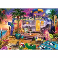 karavanas - Schmidt Spiele Jeff Haynie: Camper by the Sea, 1000 det. - 2 nuotrauka