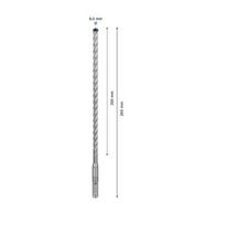 bosch sds 8 - Grąžtas betonui Bosch 2608900185; 8,0x200x265 mm; SDS-plus; 30 vnt. - 6 nuotrauka