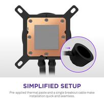 360mm liquid cooler - NZXT Kraken Plus 360 Juodas (Black) - 6 nuotrauka
