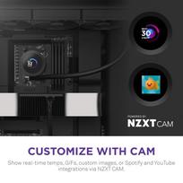 360mm liquid cooler - NZXT Kraken Plus 360 Juodas (Black) - 8 nuotrauka