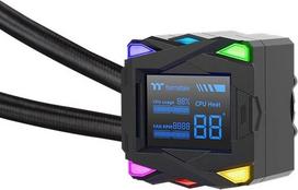 vandes ausintuvai procesoriaus - Thermaltake LA240-S ARGB 120mm Vandens Aušintuvas Juodas (Black) - 7 nuotrauka