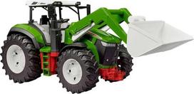 traktor - BRUDER traktorius su priekiniu krautuvu ir savivarte priekaba Roadmax, 3452 - 2 nuotrauka