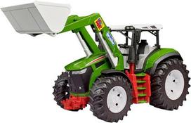 traktor - BRUDER traktorius su priekiniu krautuvu ir savivarte priekaba Roadmax, 3452 - 4 nuotrauka