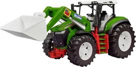 traktor - BRUDER traktorius su priekiniu krautuvu ir savivarte priekaba Roadmax, 3452 - 5 nuotrauka