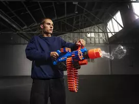 blaster - Zuru XSHOT Insanity Blaster Smoke N Barrel su 72 šoviniais - 3 nuotrauka