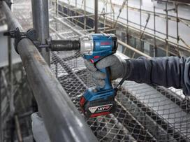 bosch akumuliatoriai pakrovejai - Smūginis veržliasukis Bosch GDS 18V-350 Professional; 18 V (be akumuliatoriaus ir pakrovėjo) - 6 nuotrauka