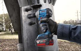 bosch akumuliatoriai pakrovejai - Smūginis veržliasukis Bosch GDS 18V-350 Professional; 18 V (be akumuliatoriaus ir pakrovėjo) - 7 nuotrauka