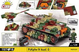konstruktorius cobi - COBI WWII PzKpfw IV Ausf. G 1107 - 5 nuotrauka