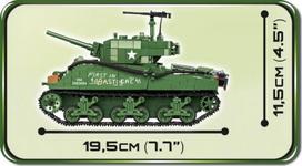 konstruktorius cobi - Konstruktorius Cobi Historical Collection Sherman M4A3E2, 720 vnt. - 3 nuotrauka
