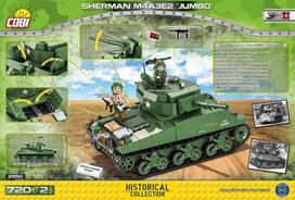 konstruktorius cobi - Konstruktorius Cobi Historical Collection Sherman M4A3E2, 720 vnt. - 5 nuotrauka